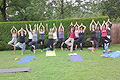 Outdoor-Yoga im Loretto-Damenbad